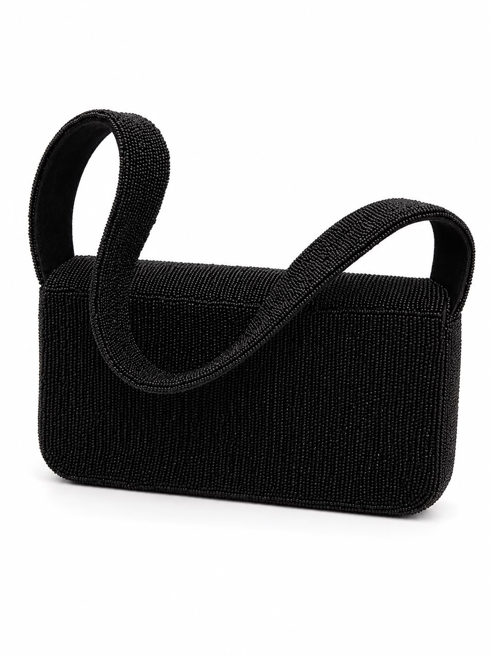 Midnight Beaded Bag