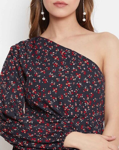 Berrylush
Floral Print Fit & Flare Dress