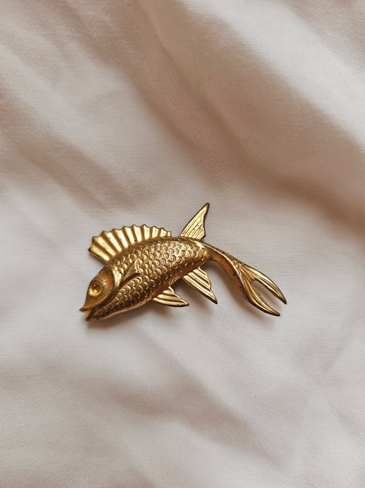 Pisces Vintage Brooch Pin