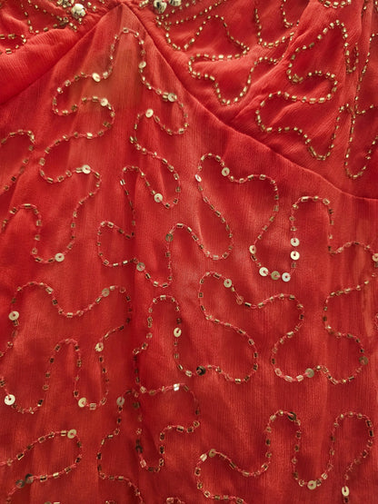 Y2k Desi Beaded Top - Patakha Pink