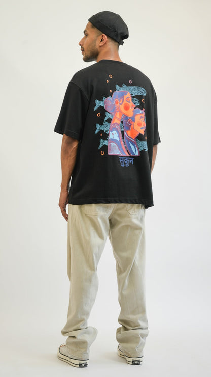 Folk & Fab Sukoon Noir Tee