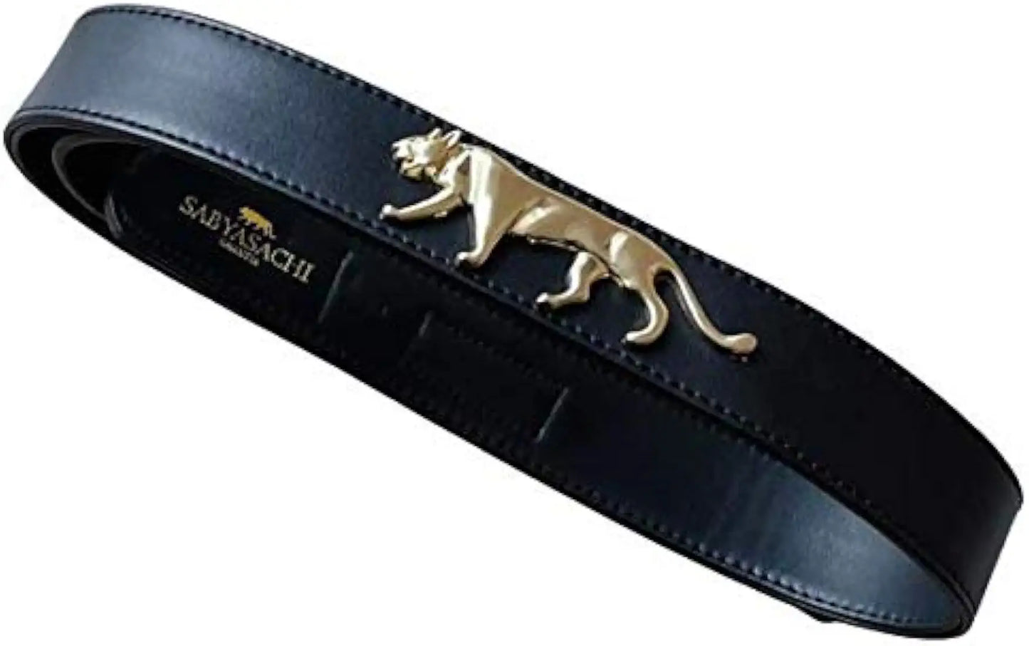 Sabyasachi Royal Bengal Tiger Embellished Black Leather Belt