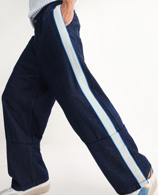 Rare Rabbit Blue Baggy Jeans