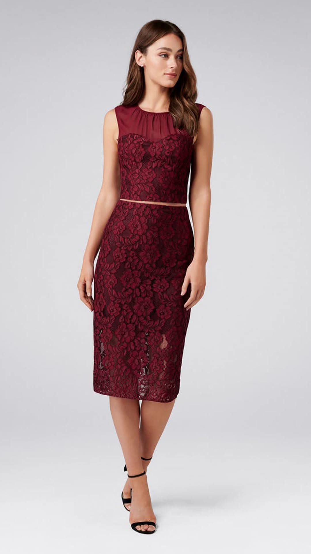 Forever New Maroon Set