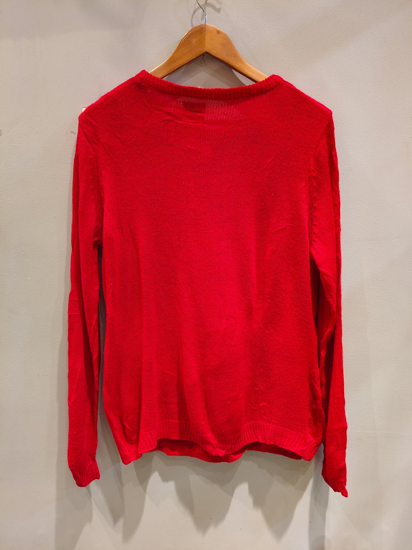 Blue Motion Red Christmas Sweater