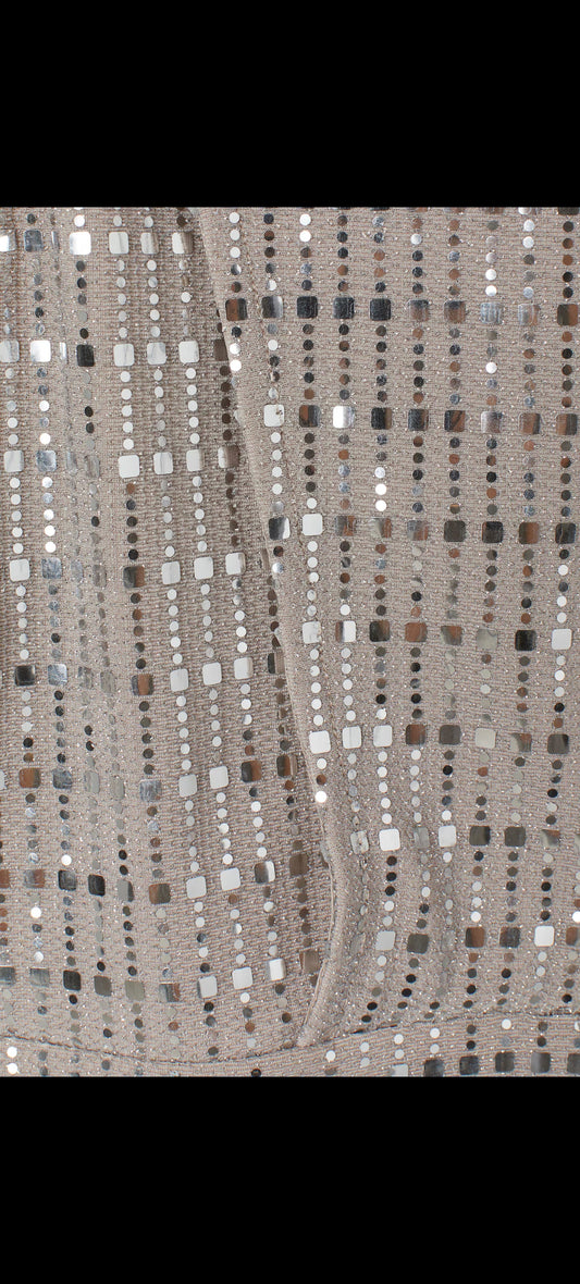 Divided Sequins Top