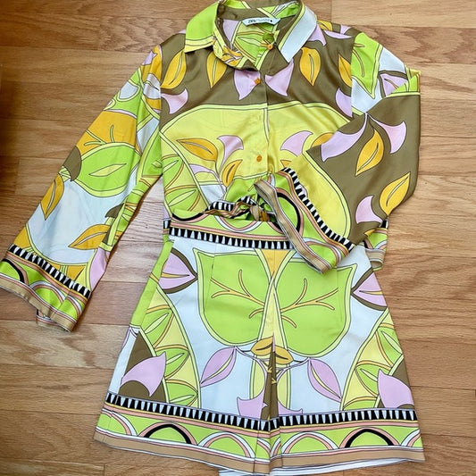 Zara Printed Co-ord Set