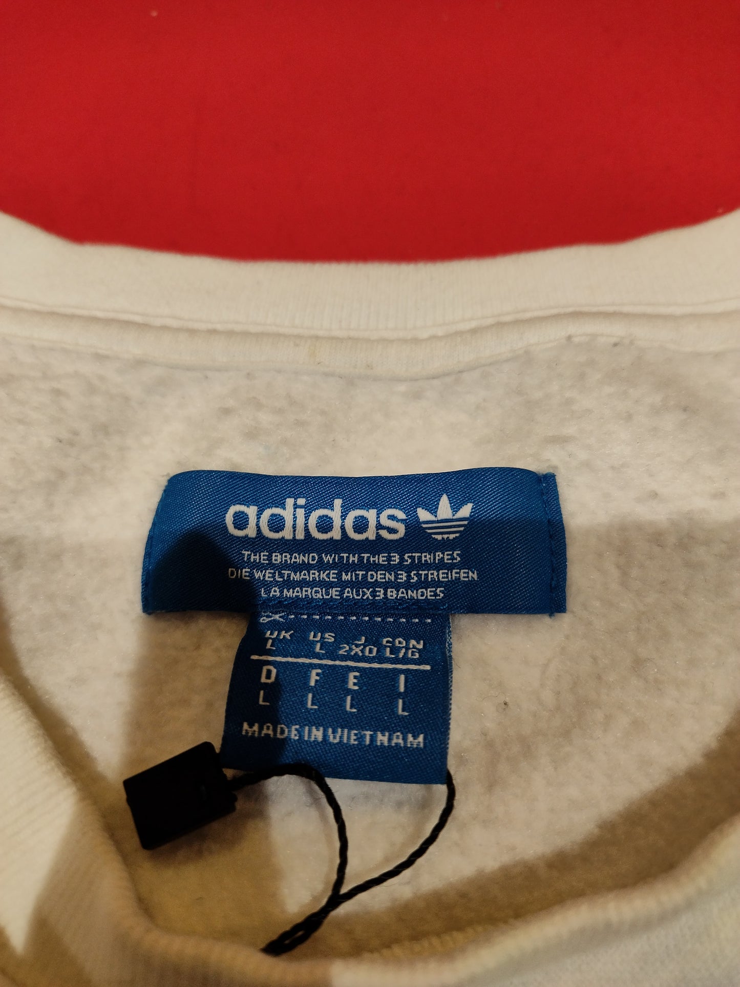 Adidas White Sweatshirt