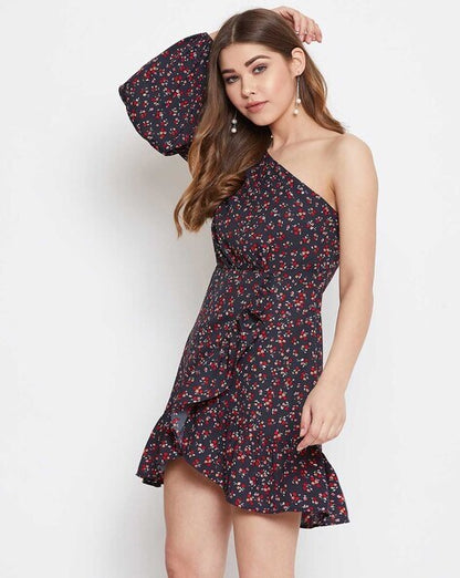 Berrylush
Floral Print Fit & Flare Dress