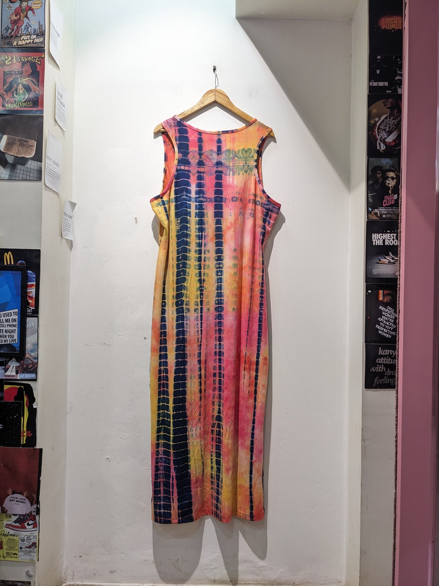 Fashion Nova Tie Dye Maxi Dress