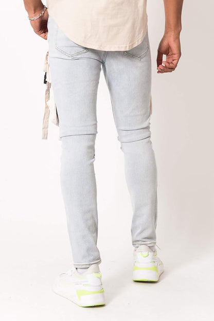 Sixth June Blue Tactical Pocket Jeans