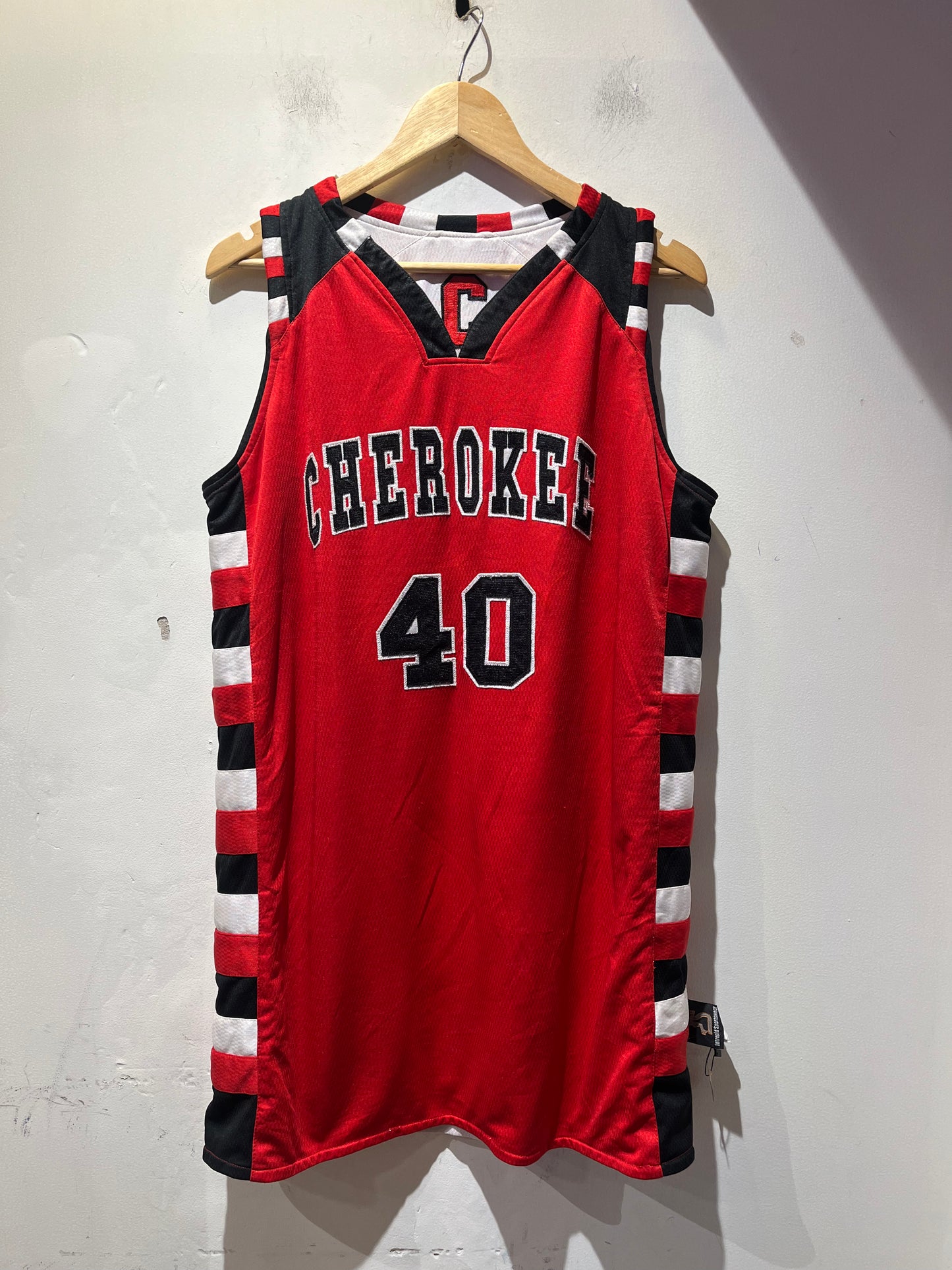 Cherokee Warriors  Sleeveless Basketball Jersey