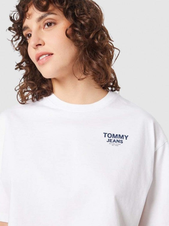 Tommy Jeans White Woman T-shirt