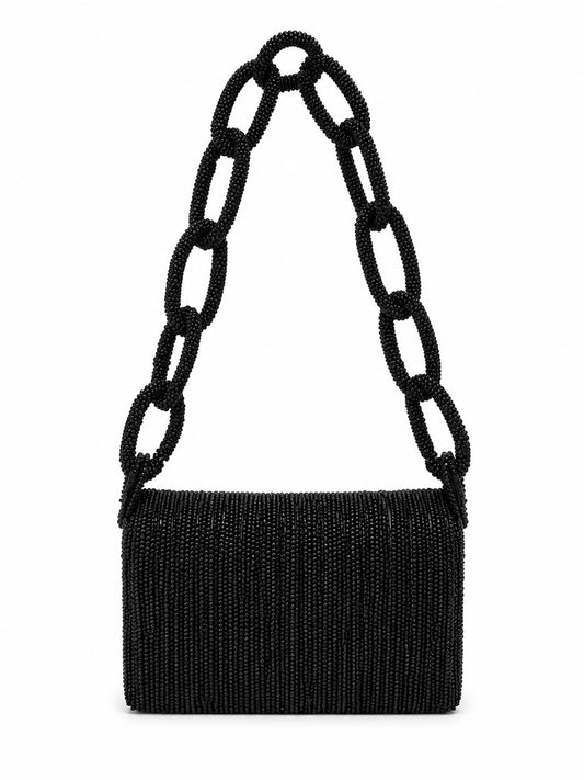 Mirasol Black Beaded Bag