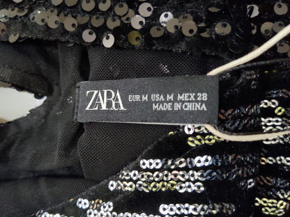 Zara Black Sequin Dress