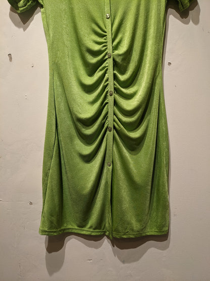 I Saw IT First Green Ribbed Dress