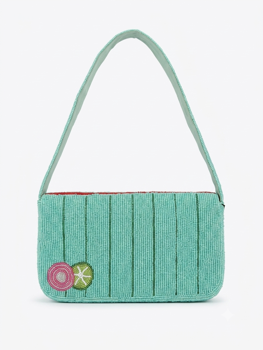 Citrus Beaded Bag