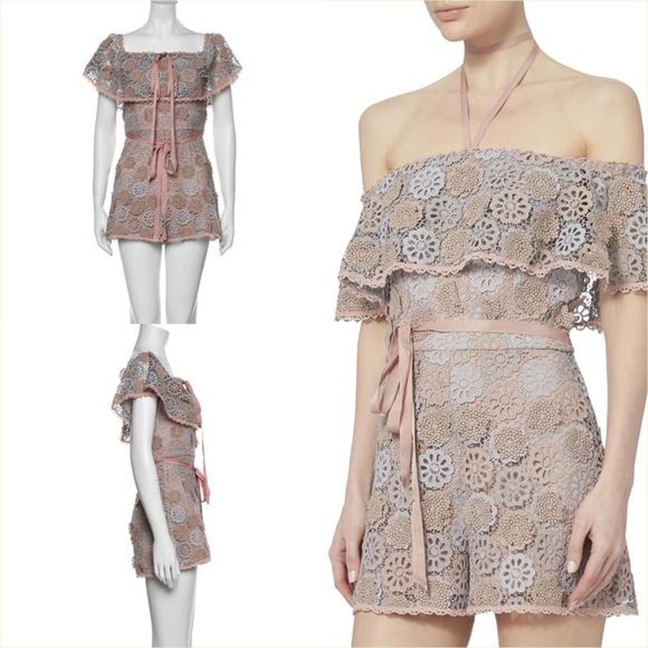 Alexis Lace Pattern Romper