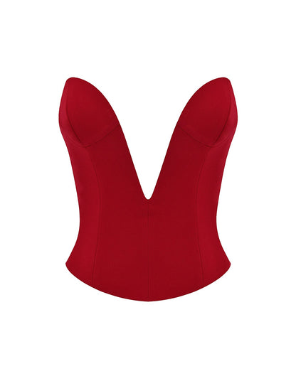 House Of CB Red Corset