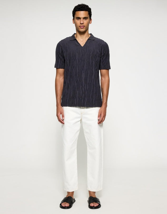 Jacquard Terry Polo