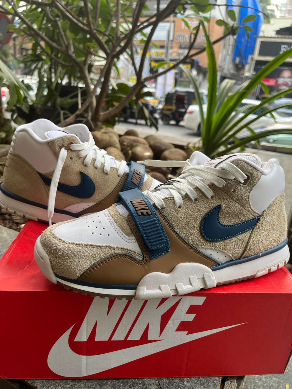 Air Trainer 1
Limestone and Valerian Blue