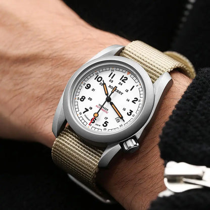 Boderry Titanium Automatic Military Watch