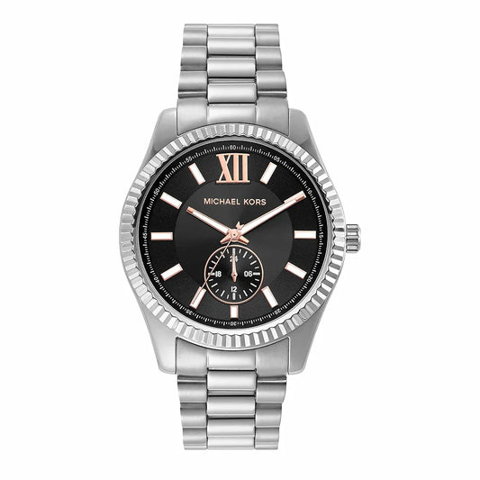 Michael Kors Lexington Chronograph Stainless Steel Watch, Stainless Multifunction, One Size, MK8946 - Lexington Multifunction Stainless Steel Bracelet Watch