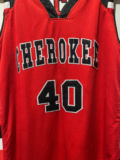 Cherokee Warriors  Sleeveless Basketball Jersey