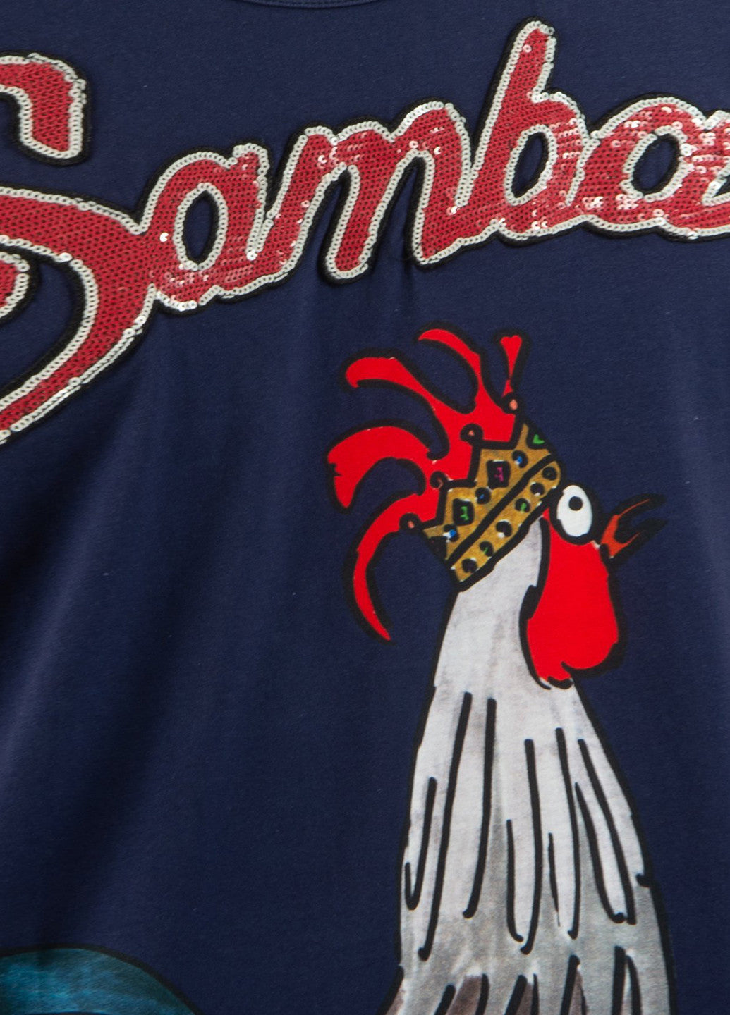 Dolce & Gabbana  Samba Blue Crock  Print Tee