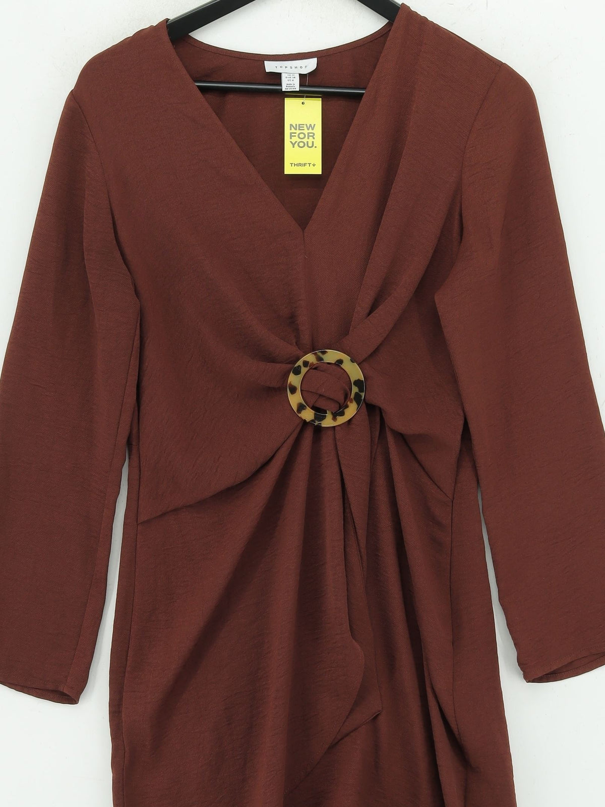 Topshop Brown Dress