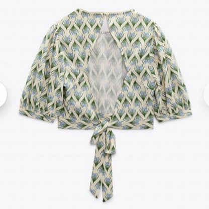Zara Floral Top