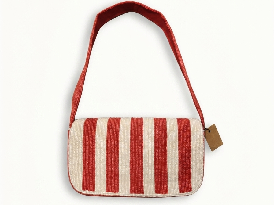 Cherry Beaded Bag