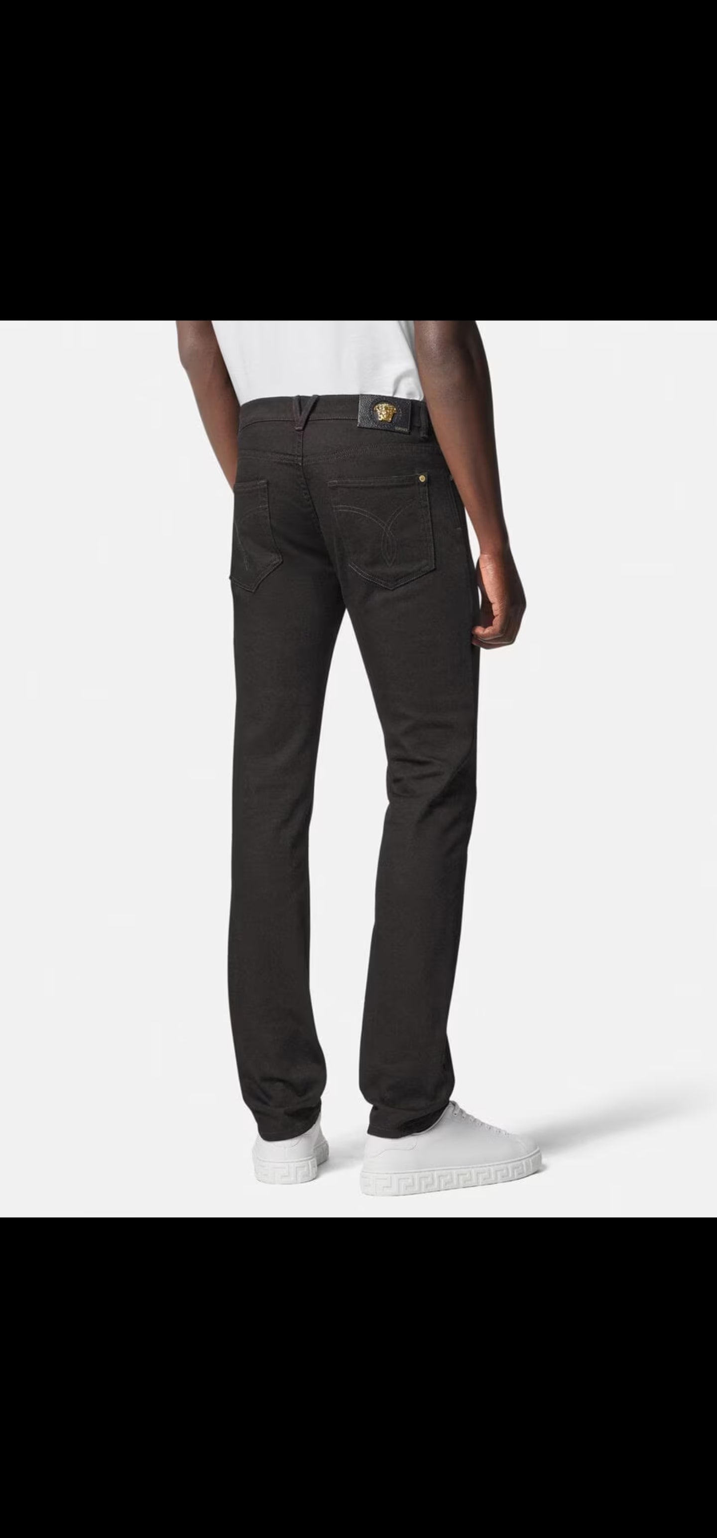 Versace Black Jeans