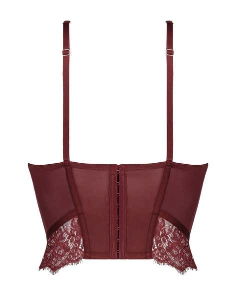 Aaliyah Kashyap’s Closet - Noir Red Lace Corset