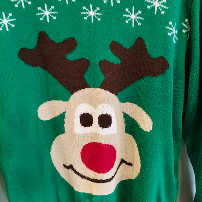 Phase Green Christmas Sweater