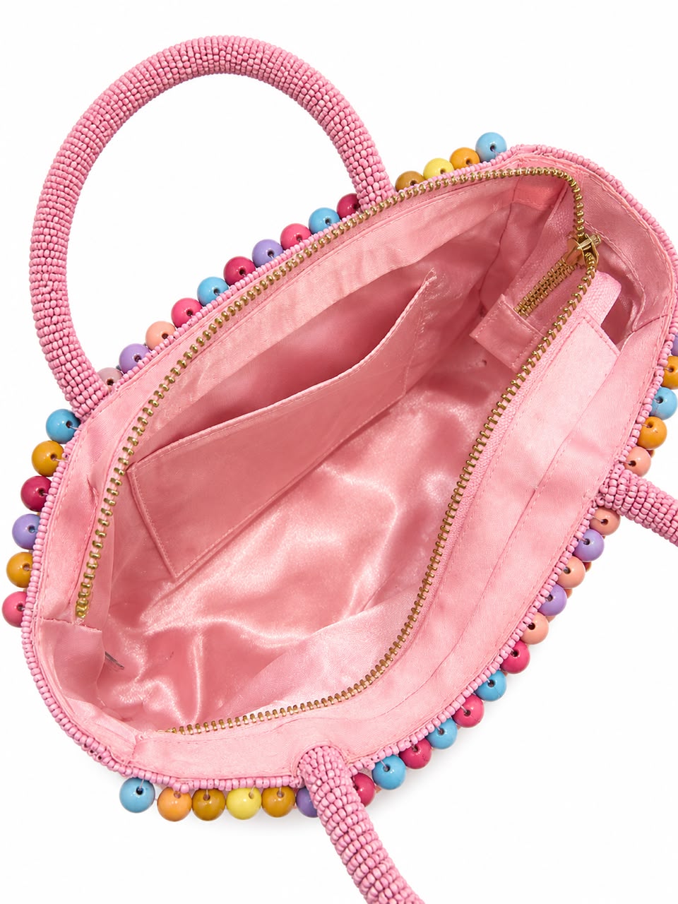 Pink Candy Beaded Bag