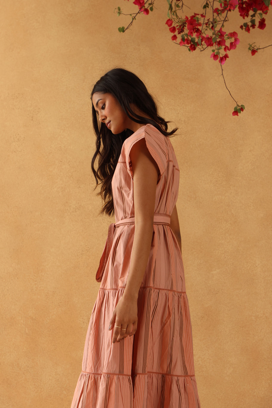 Nauheed Cyrusi’s Closet - Banera Cotton Peach Dress