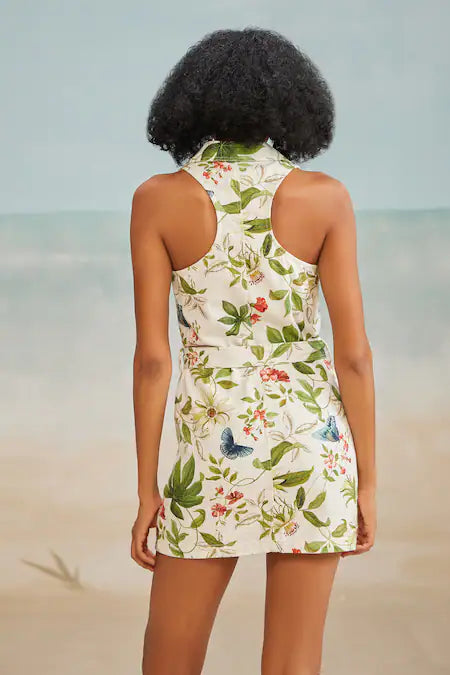 The IASO Canvas Printed Dress
