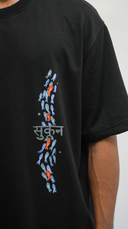 Folk & Fab Sukoon Noir Tee