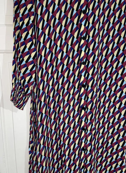 Zara Zigzag Printed Dress