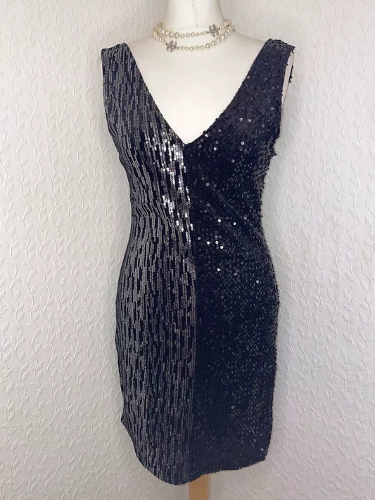 Zara Black Sequin Dress