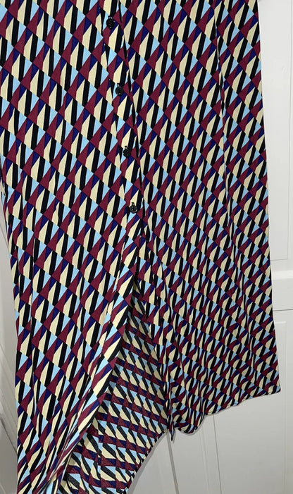 ZARA ZIGZAG COLOURFUL DRESS