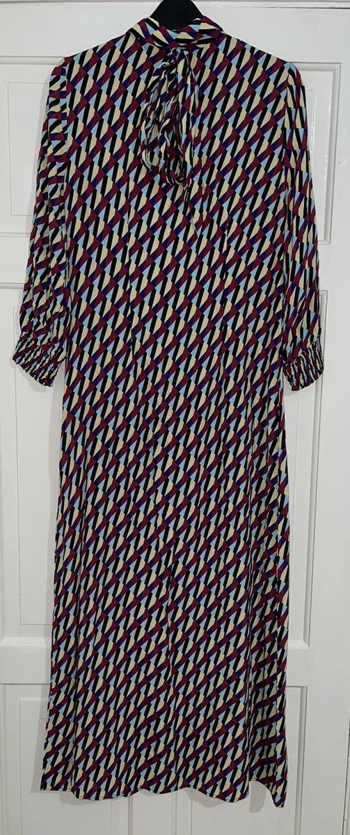 Zara Zigzag Printed Dress