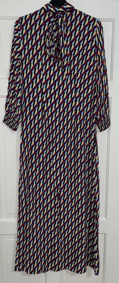 ZARA ZIGZAG COLOURFUL DRESS