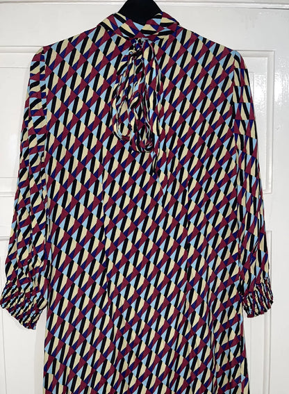 ZARA ZIGZAG COLOURFUL DRESS