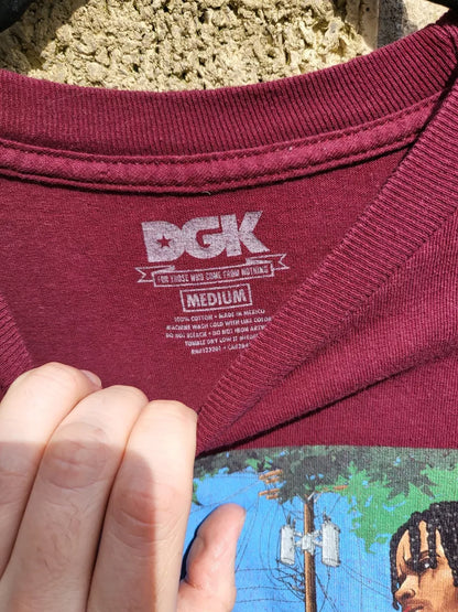 Y2K DGK Menace to Society Vintage Tee