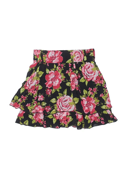 Xhilaration Floral Print Skirt With Pocket