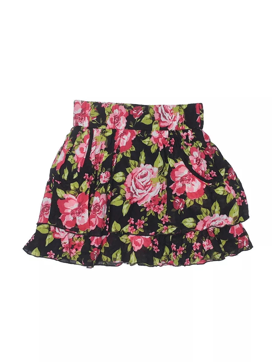 Xhilaration Floral Print Skirt With Pocket