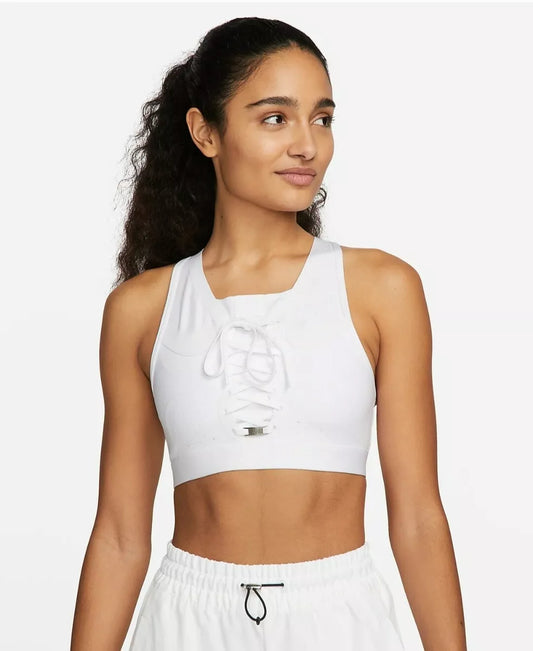 Nike White Smoosh Air Force Sport Bra