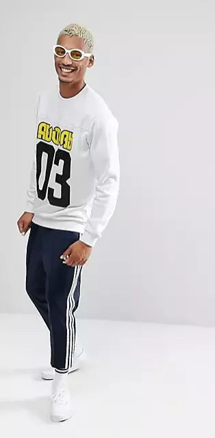 Adidas White Sweatshirt